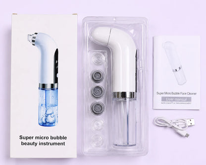Aspirateur nettoyant de points noirs à micro-bulles