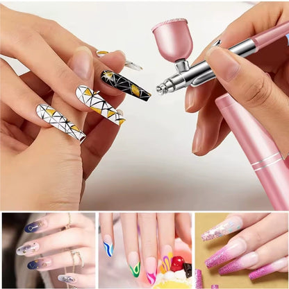 Aérographe ongles professionnel – Nail Art parfait en quelques secondes