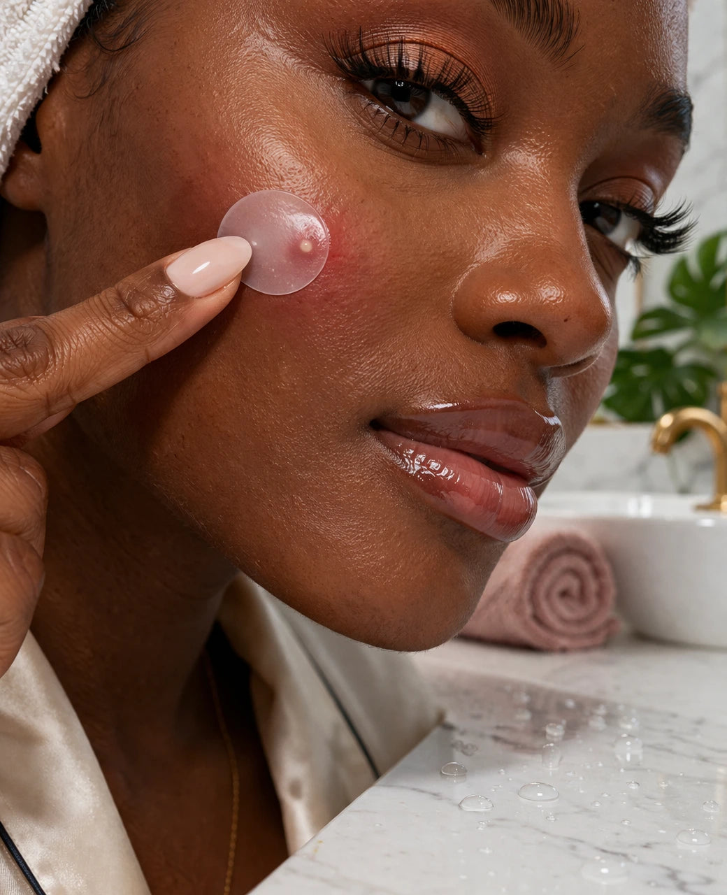 Patch anti-acné invisible – Élimine les boutons en une nuit